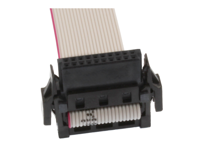 JCCABSWC02- Female Wire To Board IDC Cable Assembly With Flip